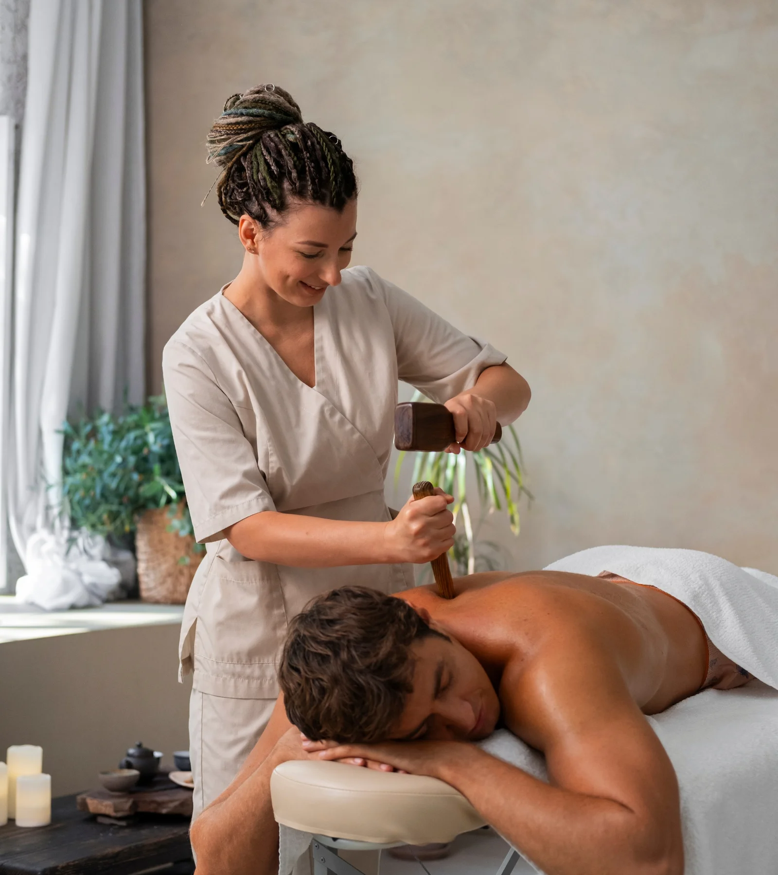 Deep tissue body massage at Ashlee Spa