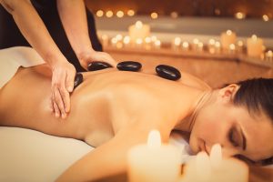 Hot stone body massage at Ashlee Spa