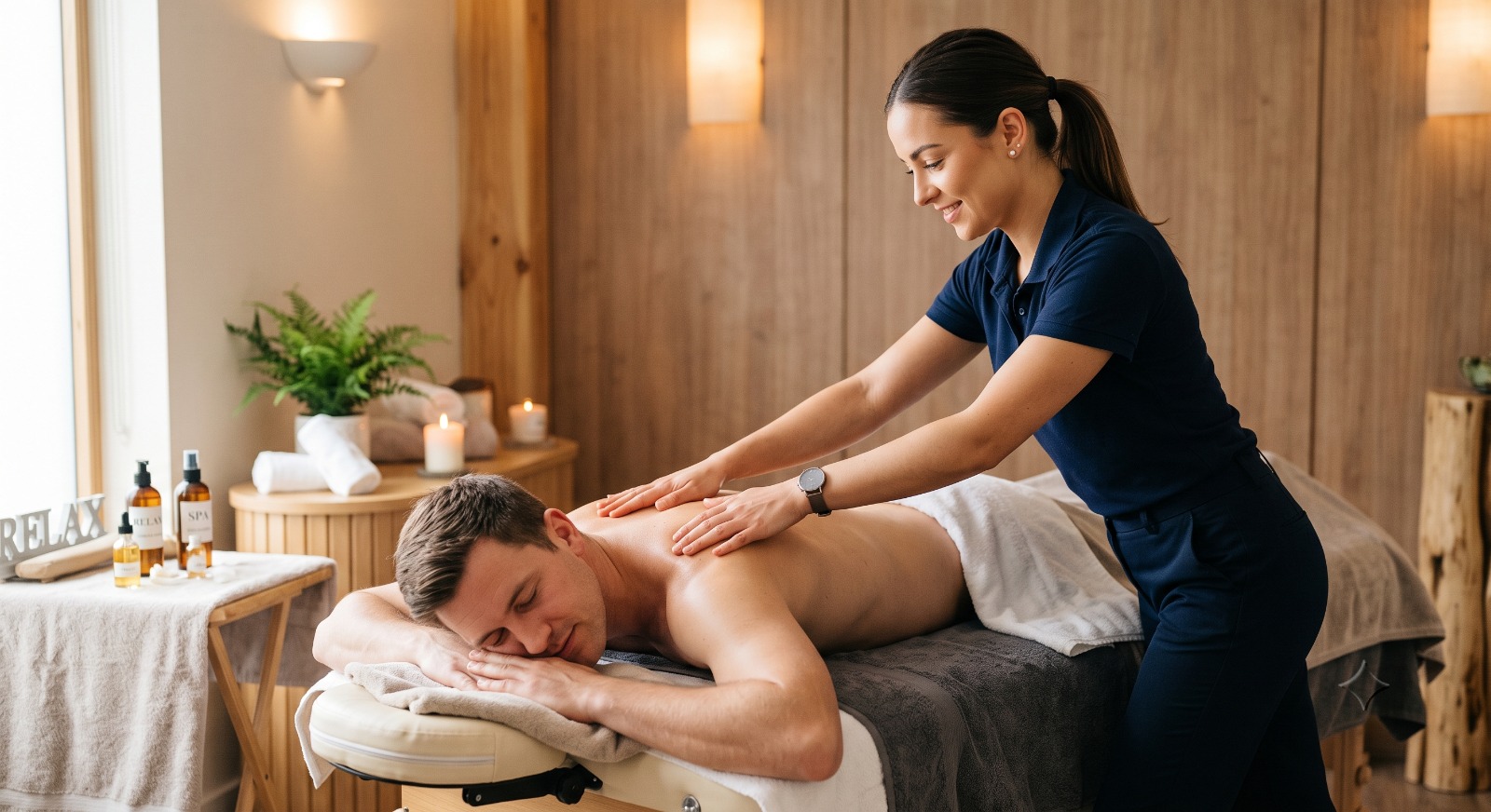 Relaxing spa and wellness experience